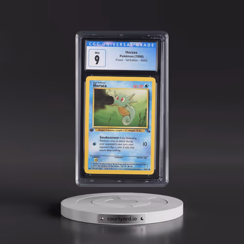 1999 Fossil #49/62 Horsea - 1st Edition 1st Edition (CGC 9 MINT)