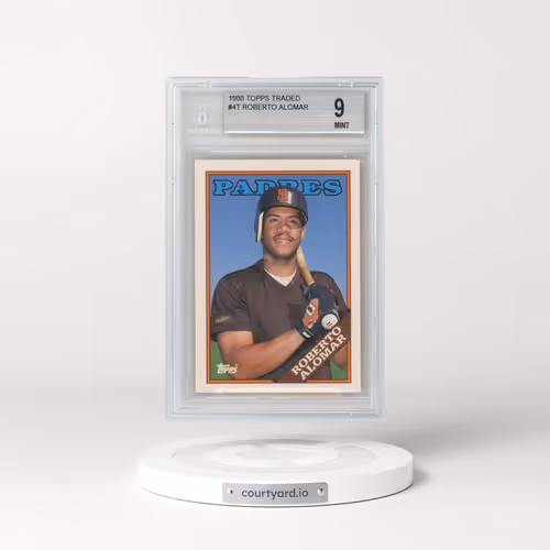 1988 Topps Traded #4T Roberto Alomar (BGS 9 MINT)