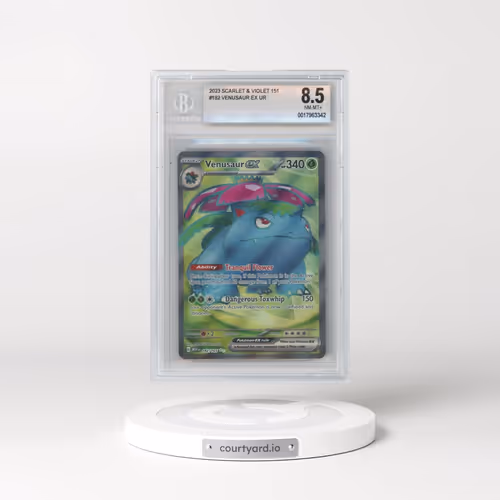 2023 Scarlet & Violet 151 - MEW EN #182 Venusaur ex - Ultra Rare Holo (BGS 8.5 NM-MT+)