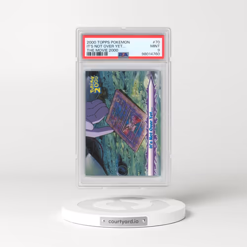 2000 Topps Pokémon the Movie 2000 #70 It's Not Over Yet... (PSA 9 MINT)