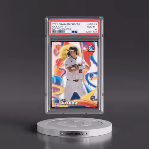 2025 Bowman Chrome Melt Mashers #MM-25 Nick Kurtz (PSA 10 GEM MINT)
