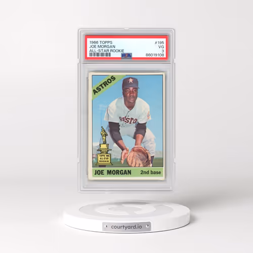 1966 Topps #195 Joe Morgan - All-Star Rookie (PSA 3 VG)