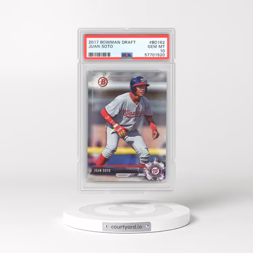 2017 Bowman Draft #BD162 Juan Soto (PSA 10 GEM MINT)