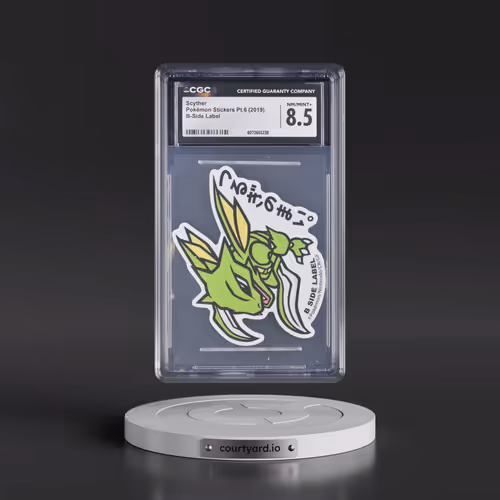 2019 Pokémon Stickers Pt.6 (2019 B-Side Label) - Japanese Scyther (CGC 8.5 NM-MT+)