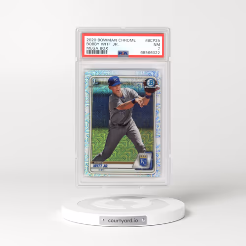 2020 Bowman Chrome Mega Box #BCP25 Bobby Witt Jr. (PSA 7 NM)