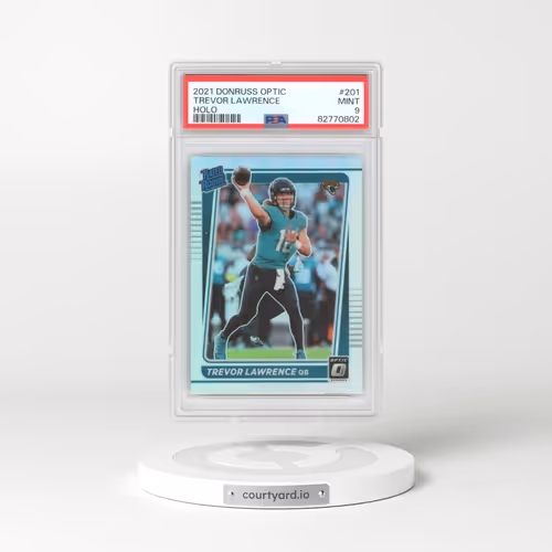 2021 Panini Donruss Optic #201 Trevor Lawrence - Holo (PSA 9 MINT)