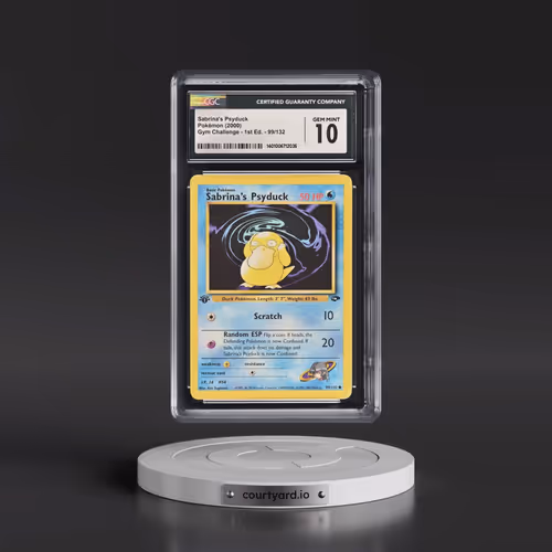 2000 Gym Challenge #99/132 Sabrina's Psyduck - 1st Edition 1st Edition (CGC 10 GEM MINT)