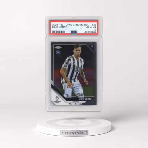 2021 Topps Chrome UEFA Champions League #44 Kaio Jorge (PSA 10 GEM MINT)