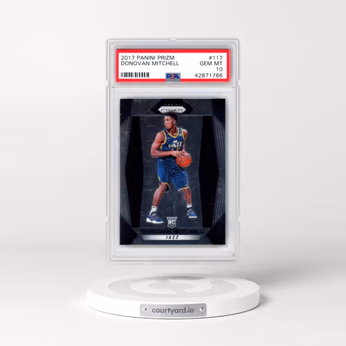 2017 Panini Prizm #117 Donovan Mitchell (PSA 10 GEM MINT)