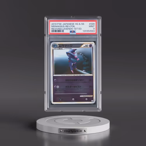 2010 Pokémon Reviving Legends #026 Mismagius - 1st Edition Reverse Foil (PSA 9 MINT)