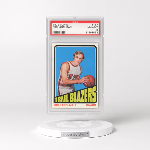 1972 Topps #117 Rick Adelman (PSA 8 NM-MT)