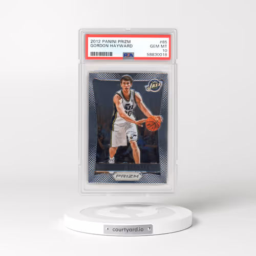 2012 Panini Prizm #85 Gordon Hayward (PSA 10 GEM MINT)