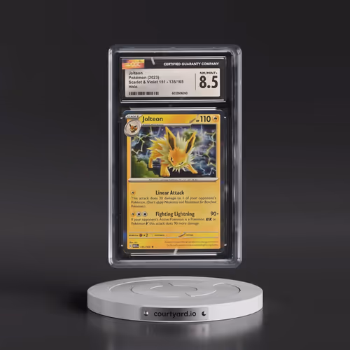 2023 Scarlet & Violet 151 - MEW EN #135/165 Jolteon - Holo (CGC 8.5 NM-MT+)