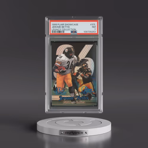 1999 Flair Showcase Legacy Collection #37L Jerome Bettis (PSA 7 NM)