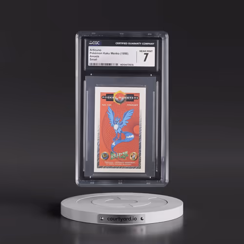 1998 Pokémon Kaku Menko (1998 Amada) - Japanese Articuno - Small (45MM x 74MM) (CGC 7 NM)