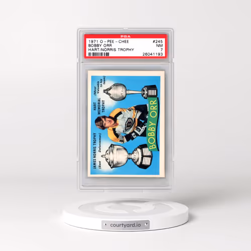 1971 O-Pee-Chee #245 Bobby Orr - Hart/Norris Trophy (PSA 7 NM)