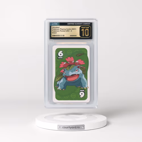 2021 Pokémon Pocket UNO (2021 Pocket Monsters Back) #6 Venusaur - Green (CGC 10 PRISTINE)