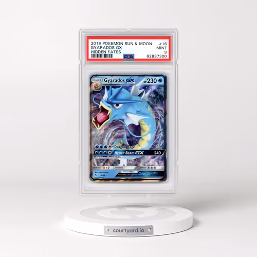 2019 Pokémon Sun & Moon Hidden Fates #16 Gyarados GX - Holo (PSA 9 MINT)