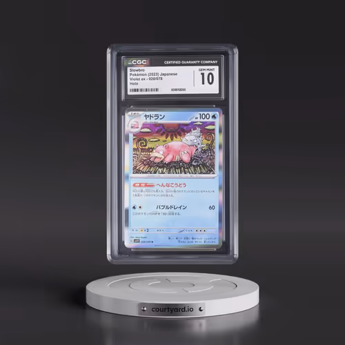 2023 Violet ex #020/078 Slowbro - Holo (CGC 10 GEM MINT)