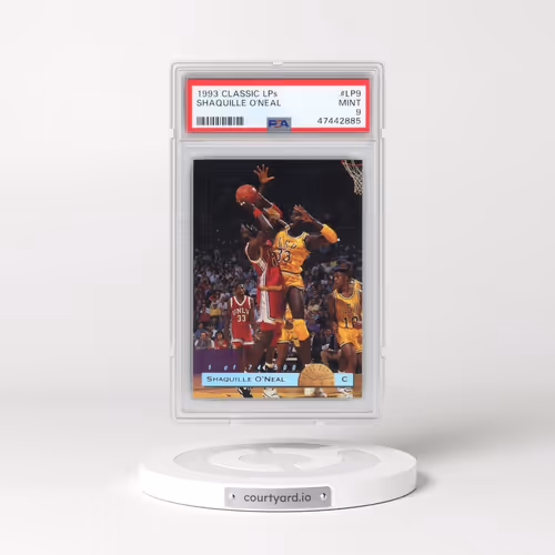1993 Classic Lps #LP9 Shaquille O'Neal (PSA 9 MINT)