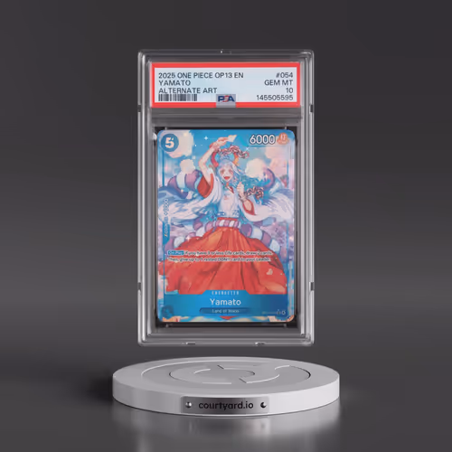 2025 One Piece OP13-Carrying on His Will #054 Yamato - Alternate Art (PSA 10 GEM MINT)