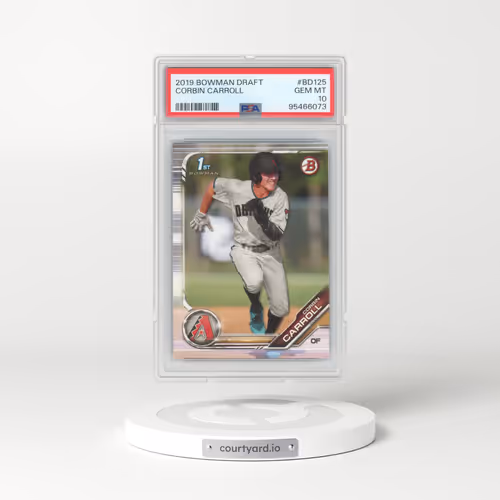 2019 Bowman Draft #BD125 Corbin Carroll (PSA 10 GEM MINT)