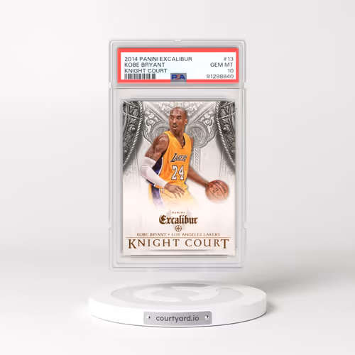 2014 Panini Excalibur Knight Court #13 Kobe Bryant (PSA 10 GEM MINT)