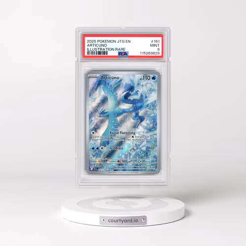 2025 Pokémon Jtg EN-Journey Together #161 Articuno - Illustration Rare (PSA 9 MINT)