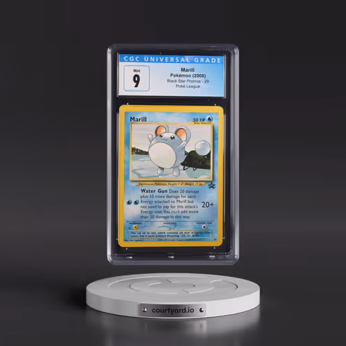 1999 Black Star Promos #29 Marill - Pokémon League (CGC 9 MINT)
