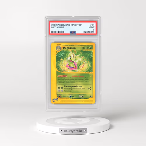 2002 Pokémon Expedition #54 Meganium (PSA 9 MINT)