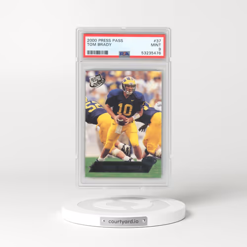 2000 Press Pass #37 Tom Brady (PSA 9 MINT)