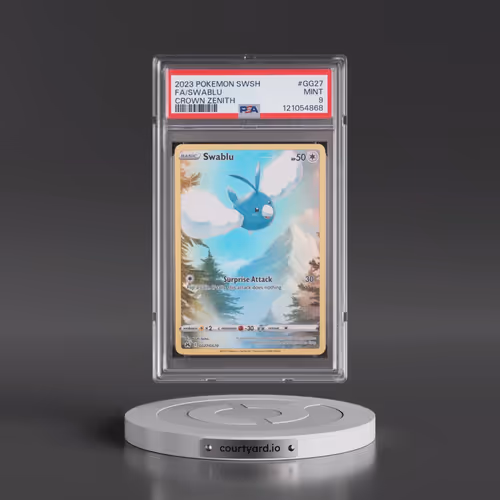 2023 Pokémon Sword and Shield Crown Zenith #GG27 Swablu - Full Art (PSA 9 MINT)