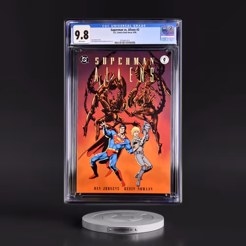 Superman vs. Aliens #2 CGC 9.8 White Pages (DC Comics-Dark Horse, 8/95) - Universal