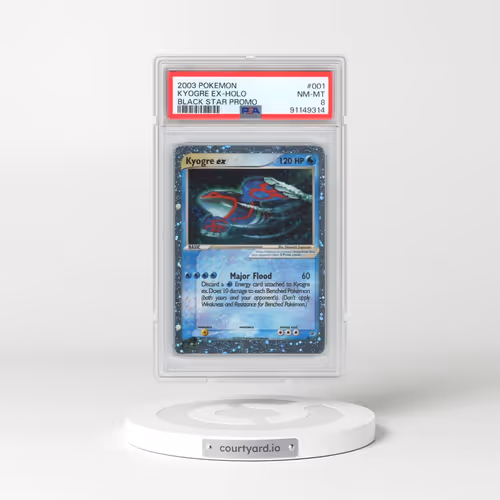 2003 Pokémon Black Star Promo #001 Kyogre EX - Holo Holo (PSA 8 NM-MT)