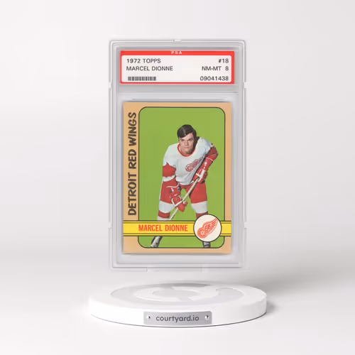 1972 Topps #18 Marcel Dionne (PSA 8 NM-MT)