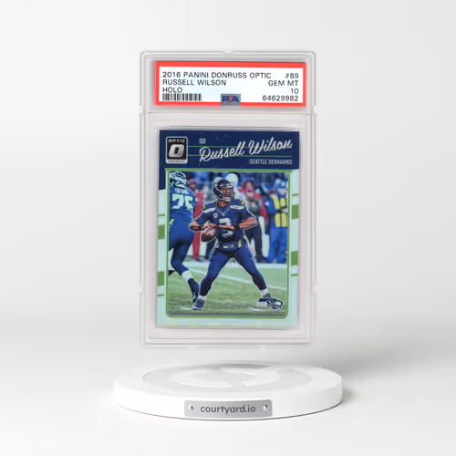 2016 Panini Donruss Optic #89 Russell Wilson - Holo (PSA 10 GEM MINT)