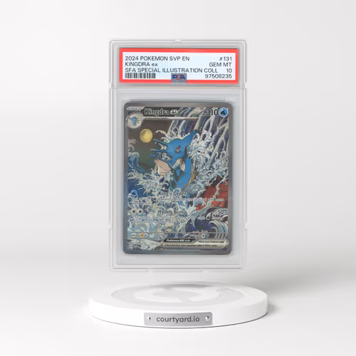 2024 Pokémon Svp EN-SV Black Star Promo #131 Kingdra EX - Holo Shrouded Fable Special Illustration Collection (PSA 10 GEM MINT)