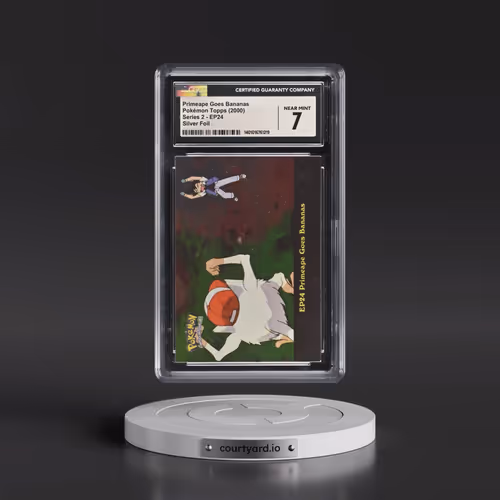 1999 Series 2 (Oval Nintendo Seal) #EP24 Primeape Goes Bananas - Silver Foil (CGC 7 NM)