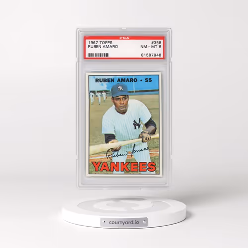 1967 Topps #358 Ruben Amaro (PSA 8 NM-MT)