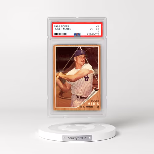 1962 Topps #1 Roger Maris (PSA 4 VG-EX)
