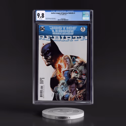 Justice League of America: Rebirth #1 CGC 9.8 White Pages (DC Comics, 4/17) - Universal