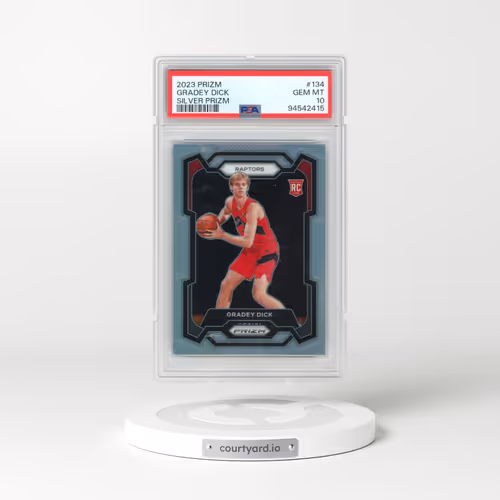 2023 Panini Prizm #134 Gradey Dick - Silver Prizm (PSA 10 GEM MINT)