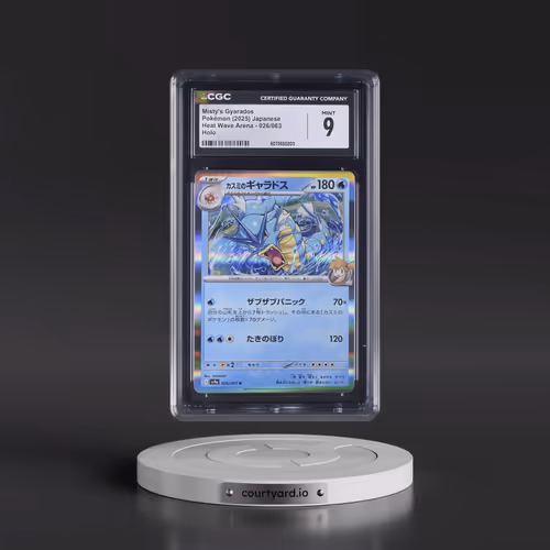 2025 Heat Wave Arena - sv9a #026/063 Misty's Gyarados - Holo (CGC 9 MINT)