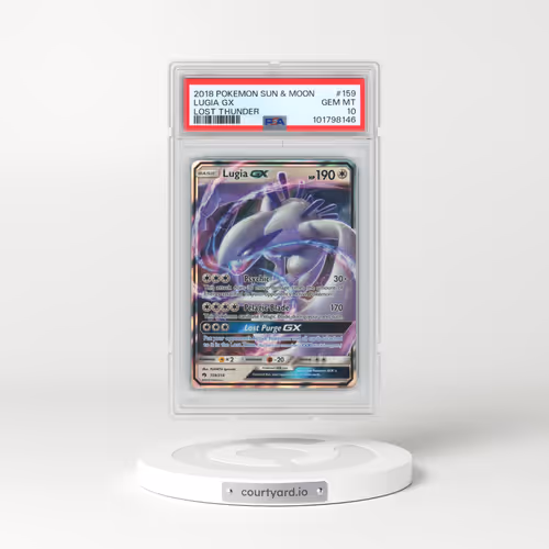2018 Pokémon Sun & Moon Lost Thunder #159 Lugia GX - Holo (PSA 10 GEM MINT)