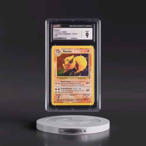 2002 Legendary Collection #10/110 Flareon - Holo (CGC 9 MINT)