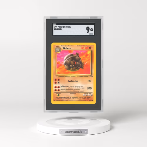 1999 Fossil #36 Golem (SGC 9 MINT)