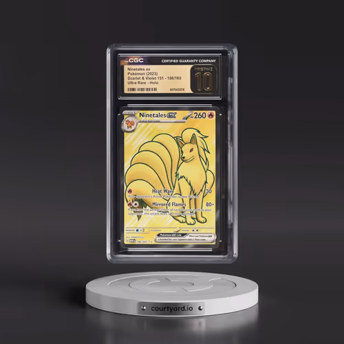 2023 Scarlet & Violet 151 - MEW EN #186/165 Ninetales ex - Ultra Rare Holo (CGC 10 PRISTINE)