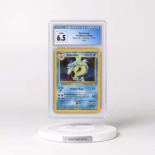 1999 Base Set #6/102 Gyarados - Holo (CGC 6.5 EX-NM+)
