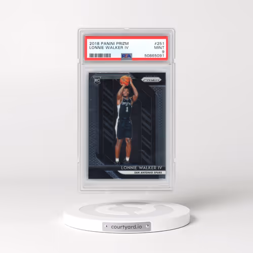 2018 Panini Prizm #251 Lonnie Walker IV (PSA 9 MINT)