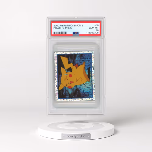 2000 Merlin Pokémon 2 #15 Pikachu-Prism (PSA 10 GEM MINT)